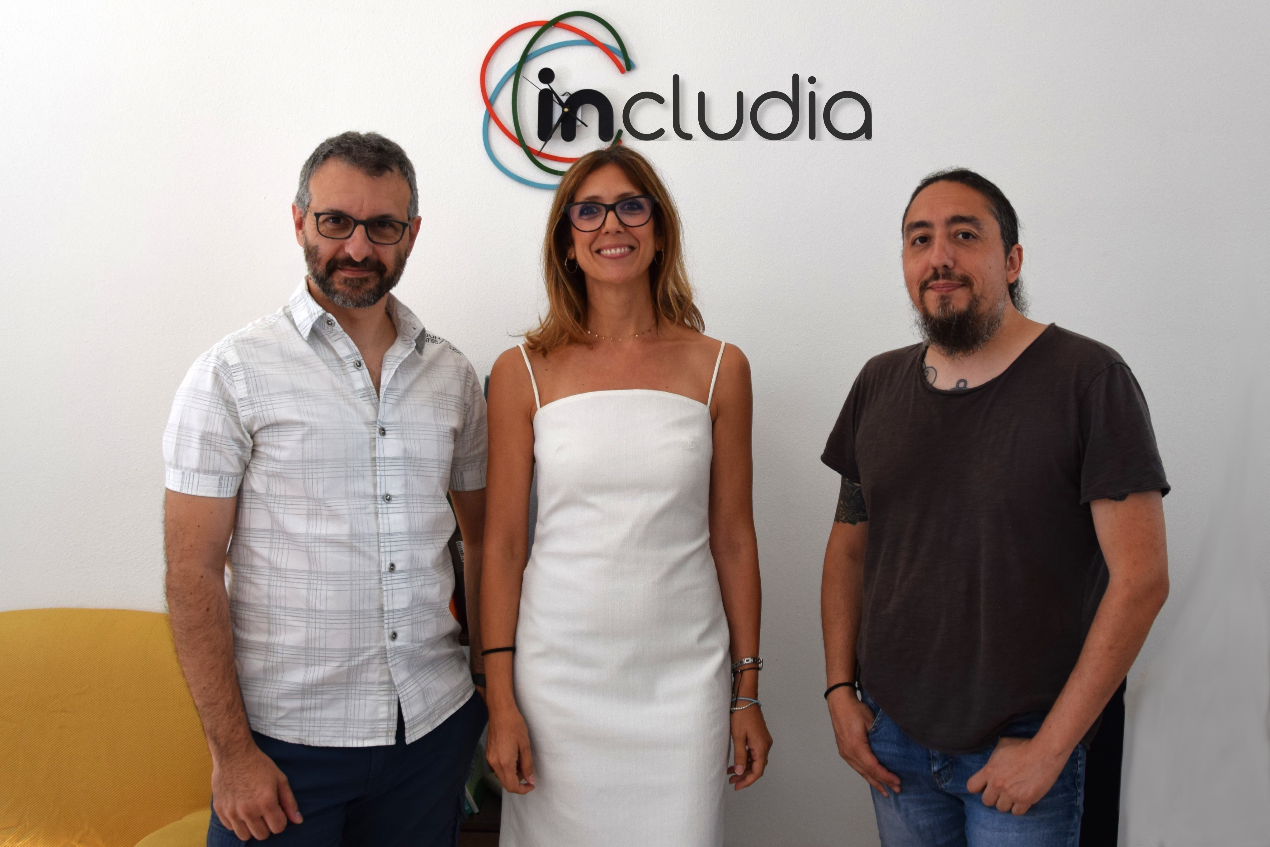the three members of includia's team